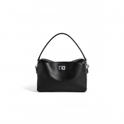 BALENCIAGA MEN'S RODEO CAMERA BAG IN BLACK 8455912AA4U1000 (22.8*15.4*9.9cm)